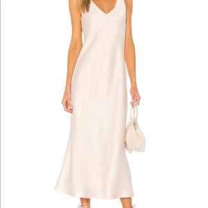 Line and Dot Loulou satin dress from Revolve